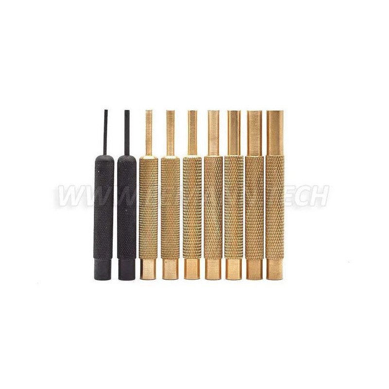Gunpany, Vector Optics SCOT-46, Kit de chasse-goupilles armurier 9 pièces (ET-060090)