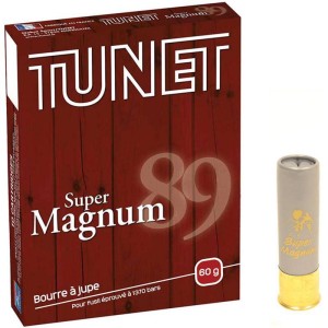 Cartouches TUNET SUPER MAGNUM Cal. 12/89 60G - BJ - PB6 X10