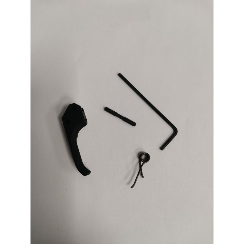 Détente pour pistolet CZ 75 simple action uniquement, courbée, noire
