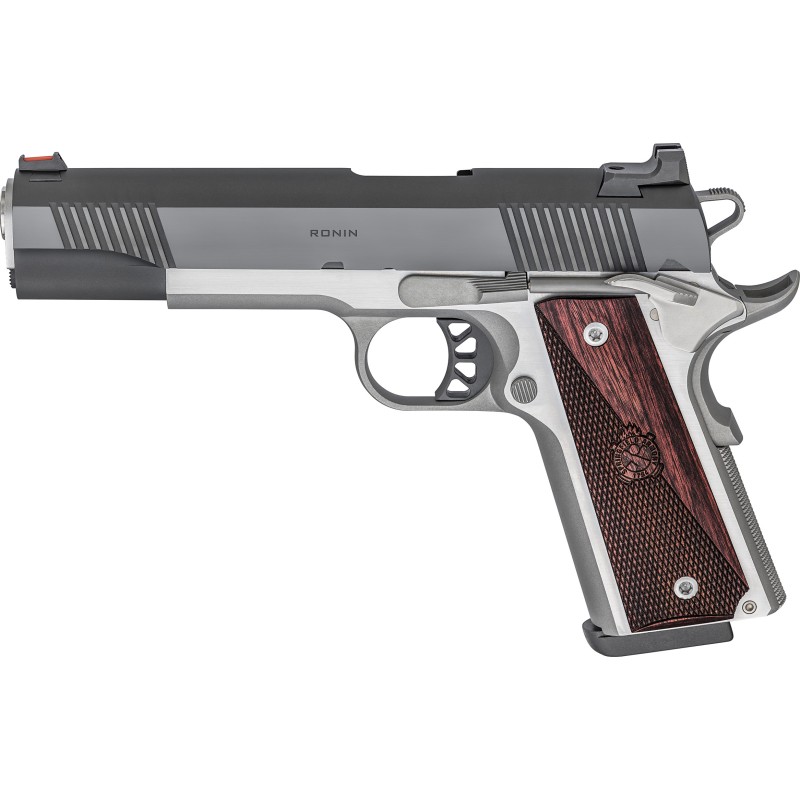 Pistolet SPRINGFIELD Armory 1911 Ronin 5"- Calibre .45 ACP - INOX/NOIR