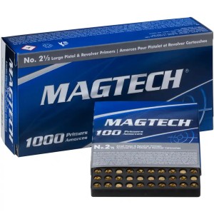 MAGTECH LARGE PISTOL PRIMERS - N°2 1/2 - PAQUET DE 100 amorces