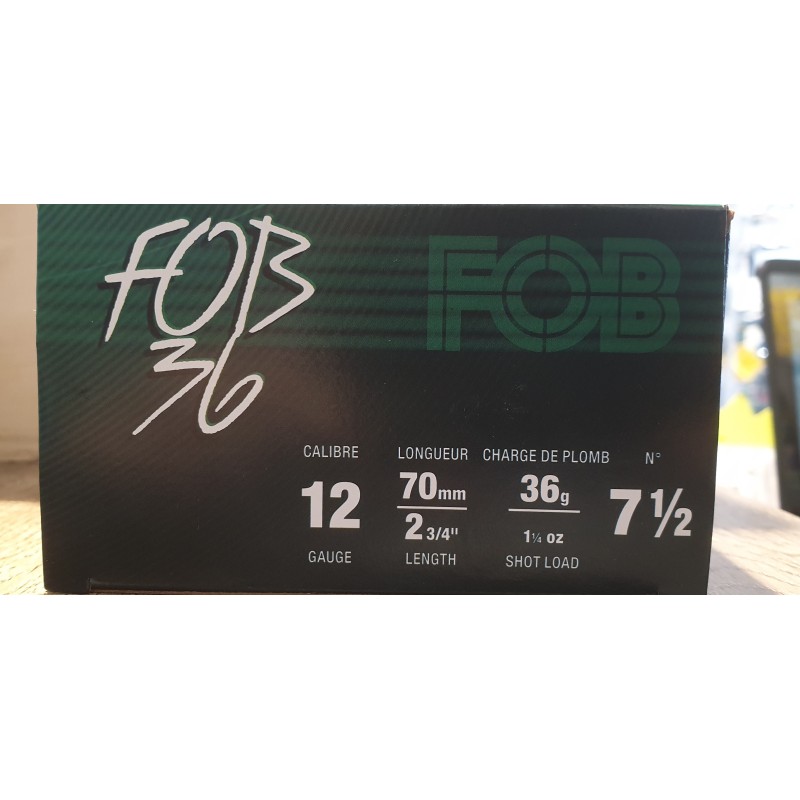 FOB .cal12/70 36g n°7 1/2 BJ