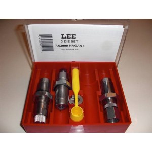 LEE Reloading Dies 3 Outils 7.62mm Nagant - Rechargement