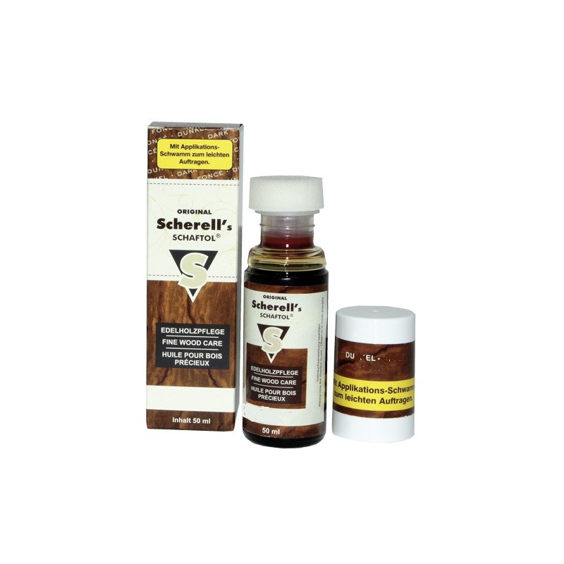 Huile schaftol pour bois brun rouge - 50ml
