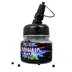BILLES d'ACIER POWAIR BB NOIRES par 1500 - Cal. 4.5