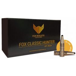 Ogives Sans Plomb Monolithiques FOX CLASSIC HUNTER cal.308 (7.62mm) 165gr - Boite de 50 unités