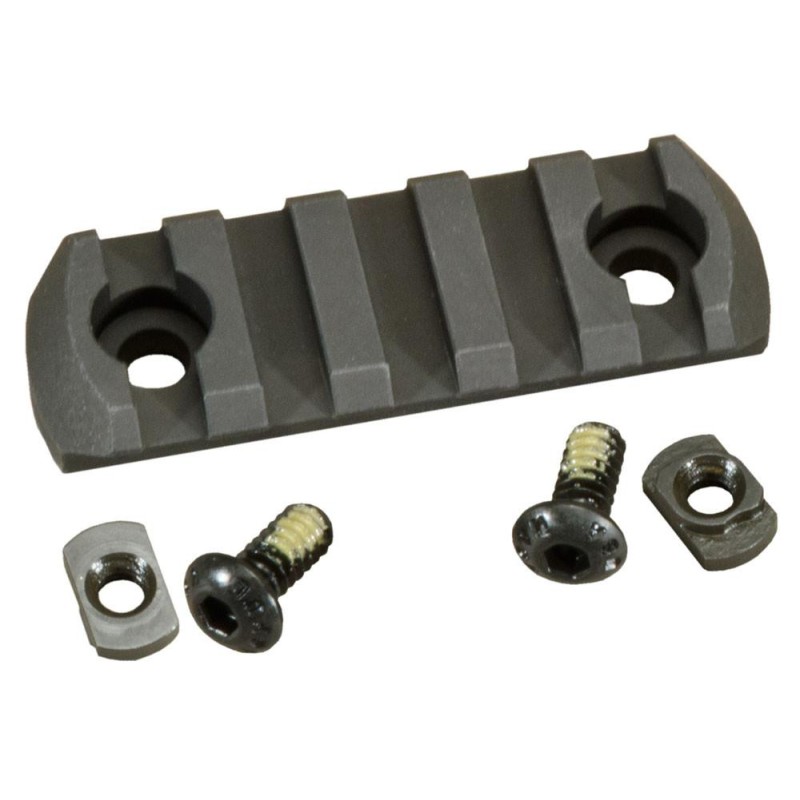 Rail picatinny M-LOCK aluminium 5 slots