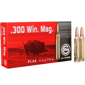 Cartouches GECO Calibre 300 WIN MAG. PLUS 170grs - Boite de 20 unités
