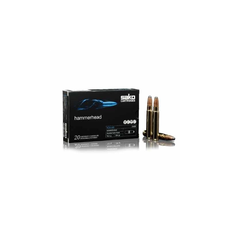 Cartouches Sako Hammerhead 308 Win. 180grs - Boîte 20