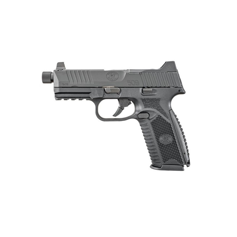Pistolet FN 509 Tactical Noir 9x19 Fileté Optic Ready - FN Herstal