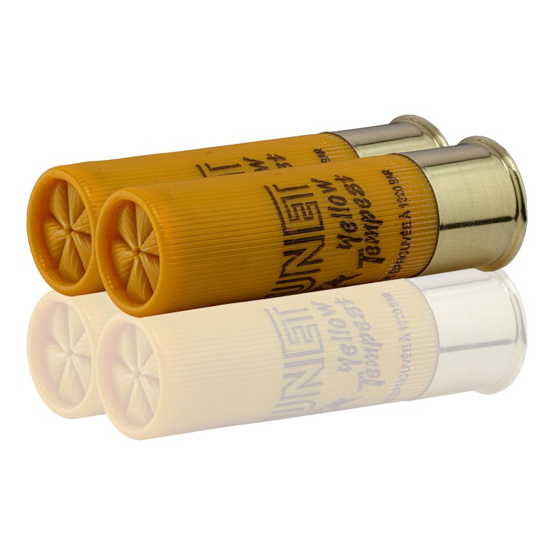 Cartouches TUNET YELLOW TEMPEST STEEL - CAL 20/70 n°4 x25