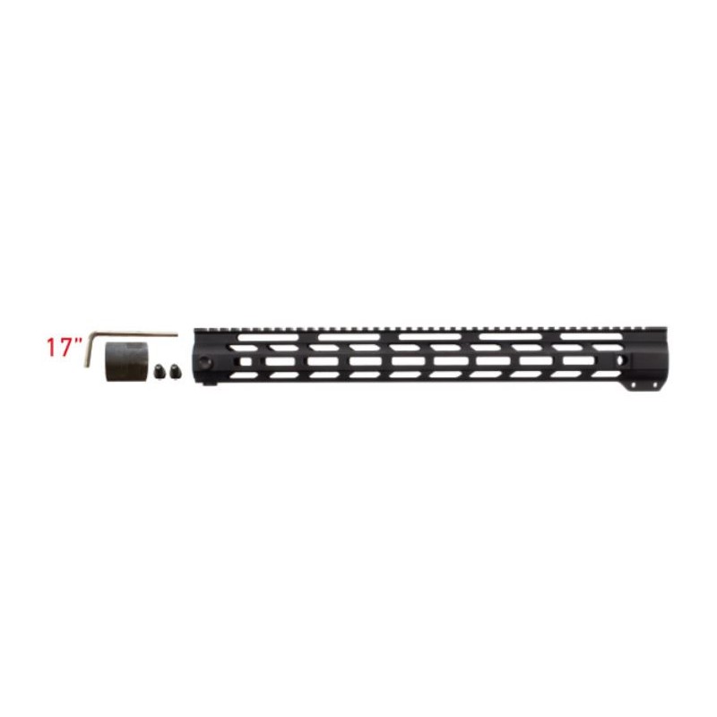 Garde-mains de marque SABER GEARS avec barrel-nut - AR15/M4 - 17" (43 cm) / KEY-201-17