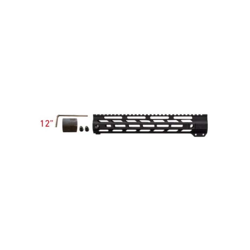 Garde-mains de marque SABER GEARS avec barrel-nut - AR15/M4 - 12" (31 cm) / KEY-201-12
