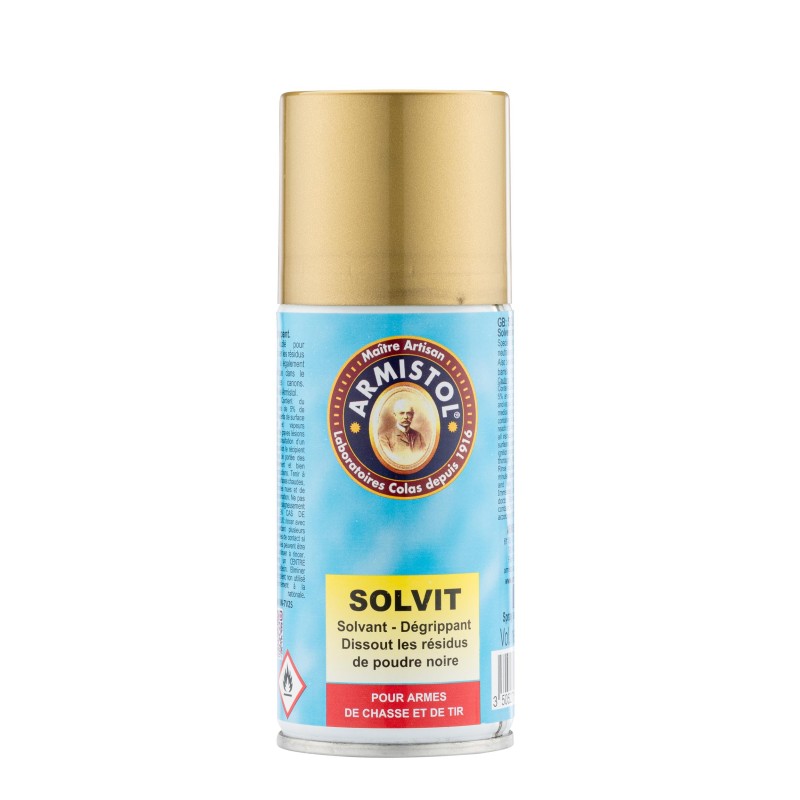 Armistol - Spray solvant dégripant poudre noire Solvit - 150ML