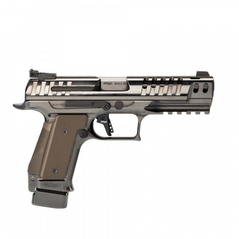 PISTOLET WALTHER Q5 MATCH SF BLACK DIAMOND - CAL 9X19para, Canon 5" - 17 COUPS