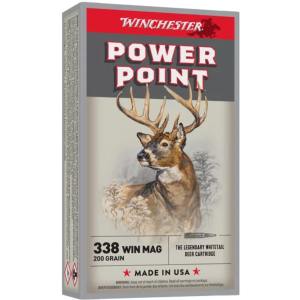 Munitions Winchester 338 win Power Point 200gr