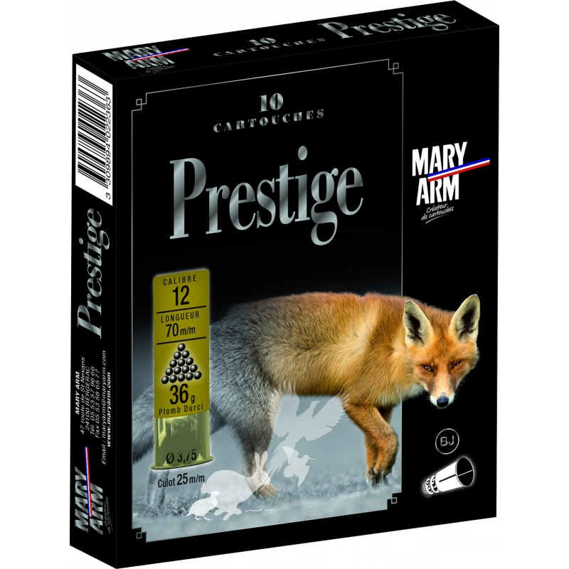 Cartouches MARY ARM PRESTIGE - Cal12/70 36gr N°4 BJ X10