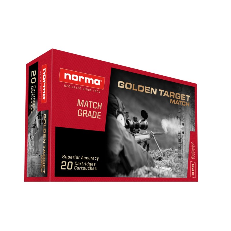Cartouche 338 lapua Magnum Golden target 250gr-16.2g