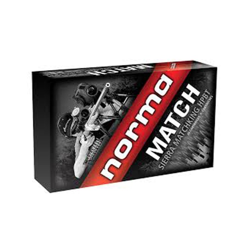 Cartouche 338 lapua Magnum Norma Match King - 300 grs (19.4g) x20