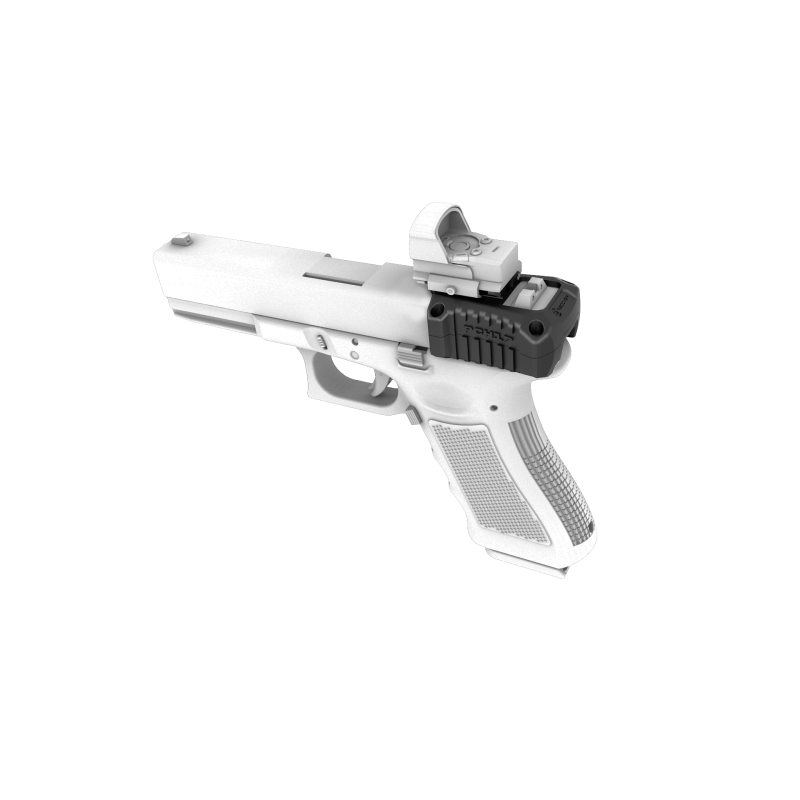 AIDE A L'ARMEMENT RECOVER PCH17 AVEC RAIL PICATINNY POUR GLOCK 9MM
