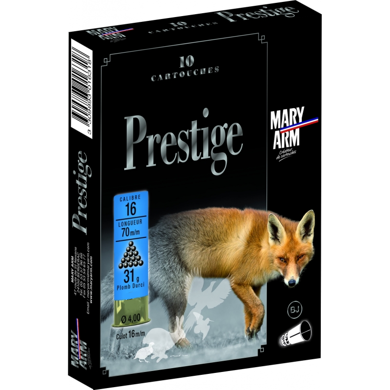 Cartouches MARY ARM PRESTIGE Cal16/70 31gr N°1 BJ X10