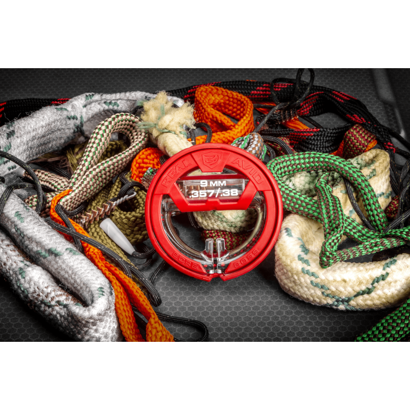 REAL AVID - CABLE DE NETTOYAGE BORE BOSS - CAL .357CAL/.38CAL/9MM