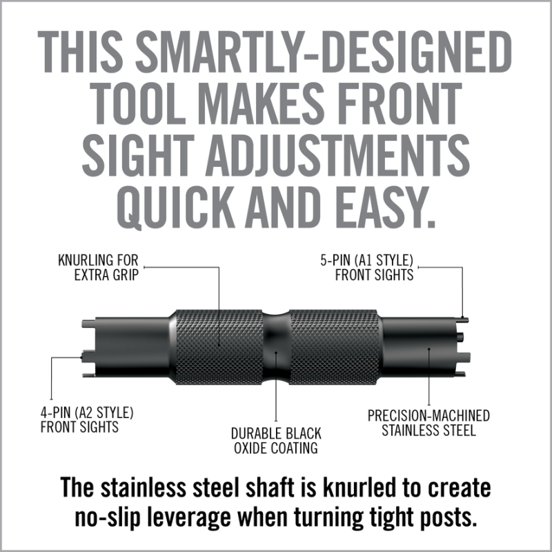 REAL AVID - OUTIL DE REGLAGE DE VISEE AR15/M4