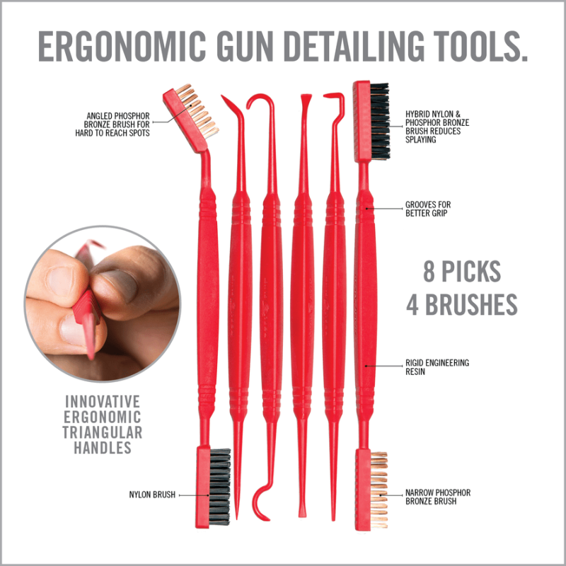 REAL AVID - SET DE NETTOYAGE PICS ET BROSSES ACCU-GRIP