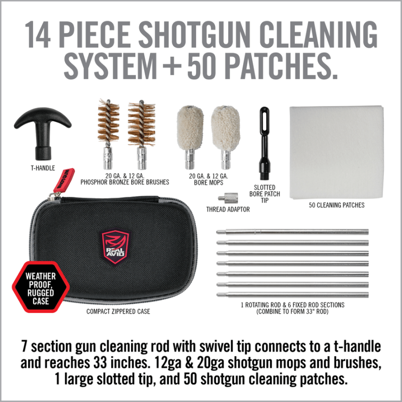 REAL AVID -  KIT TROUSSE DE NETTOYAGE GUN BOSS