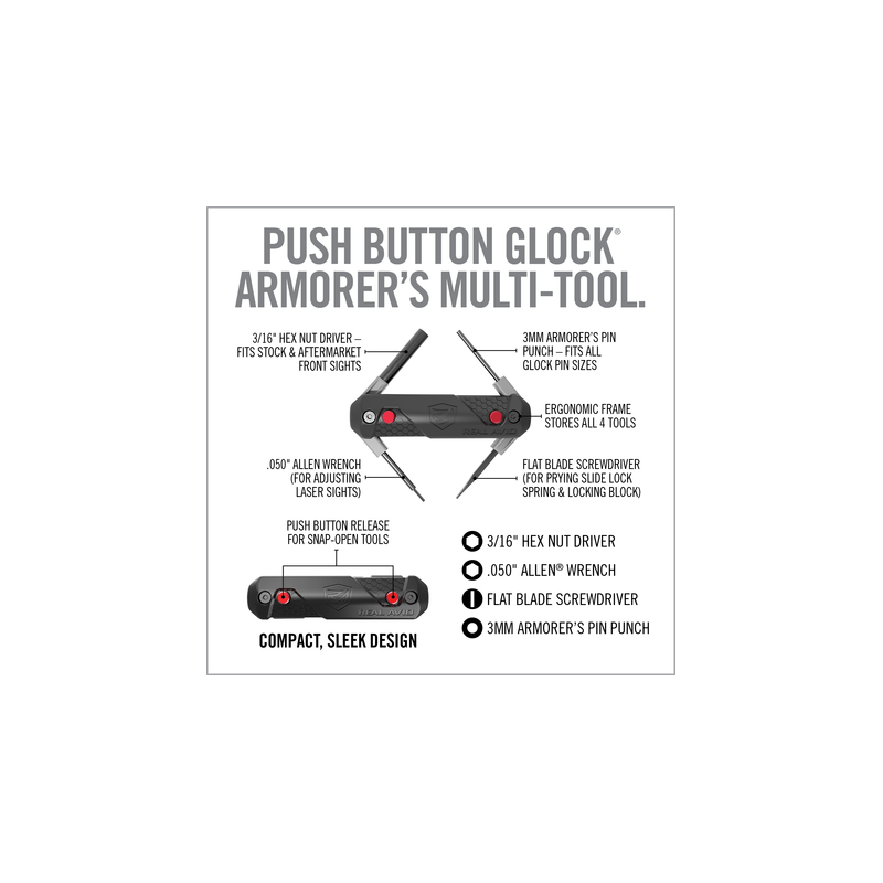 REAL AVID - OUTIL 4 EN 1 GLOCK