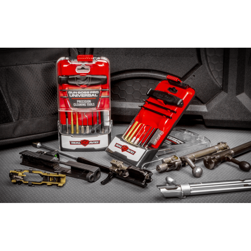 REAL AVID - GUN BOSS PRO - KIT DE NETTOYAGE OUTILS DE PRECISION