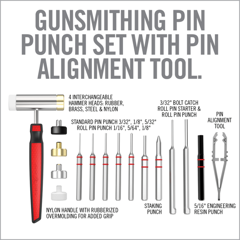 REAL AVID - SET MASSETTE ET CHASSE GOUPILLE AR15