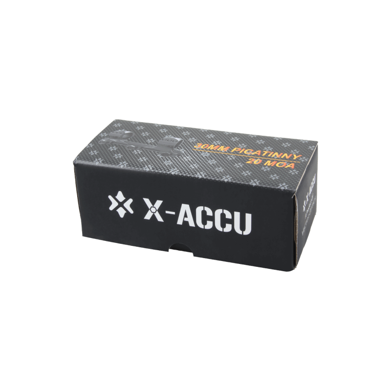 MONTAGE X ACCU PICATINNY 30MM MEDIUM 20MOA