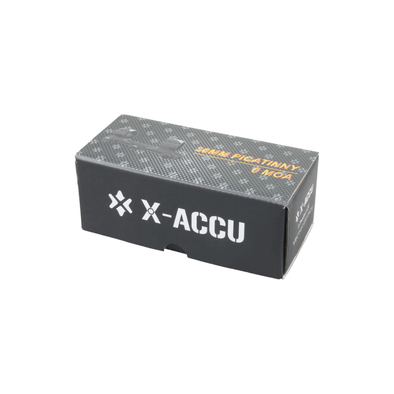 MONTAGE X ACCU PICATINNY 30MM HAUT 0MOA