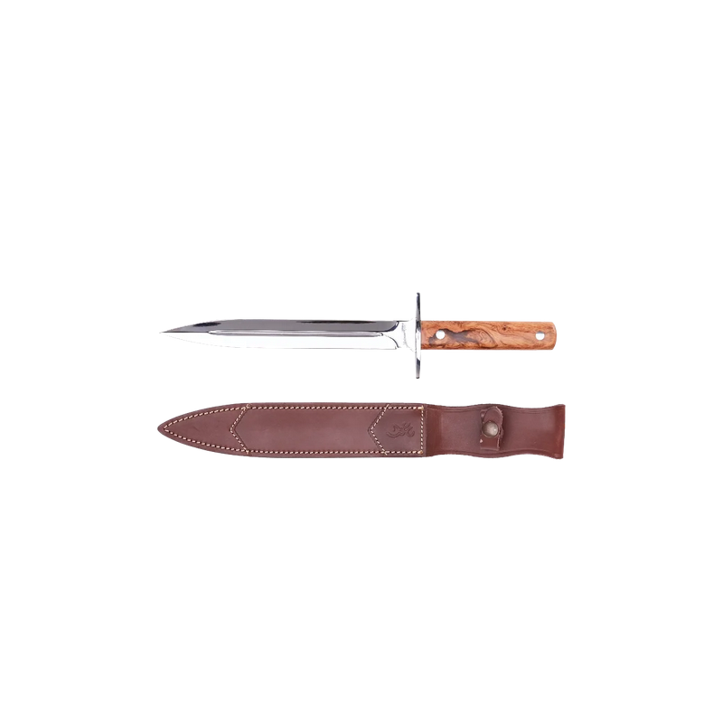 BROWNING DAGUE COULEUR BOIS OLIVE - LAME FIXE