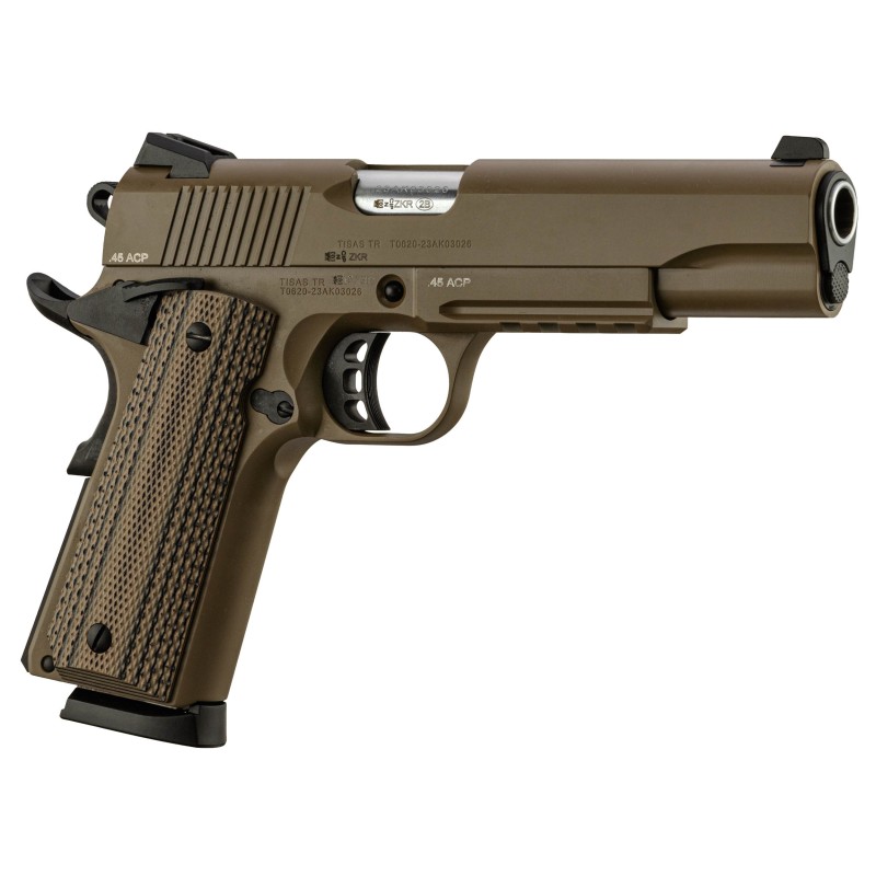 PISTOLET TISAS ZIG PC 1911 FDE - 45 ACP - 8+1 COUPS
