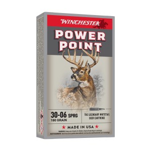 Cartouches WINCHESTER 30-06 SPRG super x power point 180GR X20