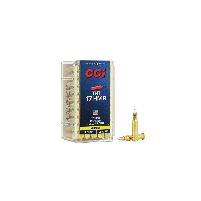 CCI - 17 HMR TNT - 17 GRAINS - BOITE DE 50