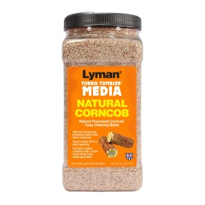 MEDIA GRANULES - LYMAN TURBO TUMBLER MEDIA NATURAL CORNCOB  - 2.4kg