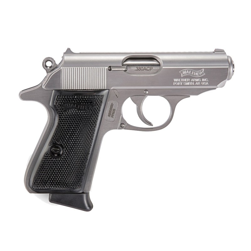 PISTOLET WALTHER PPK/S , 7 CPS CAL 380ACP - INOX
