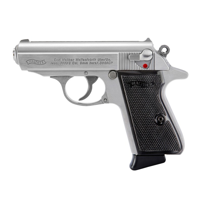 PISTOLET WALTHER PPK/S , 7 CPS CAL 380ACP - INOX