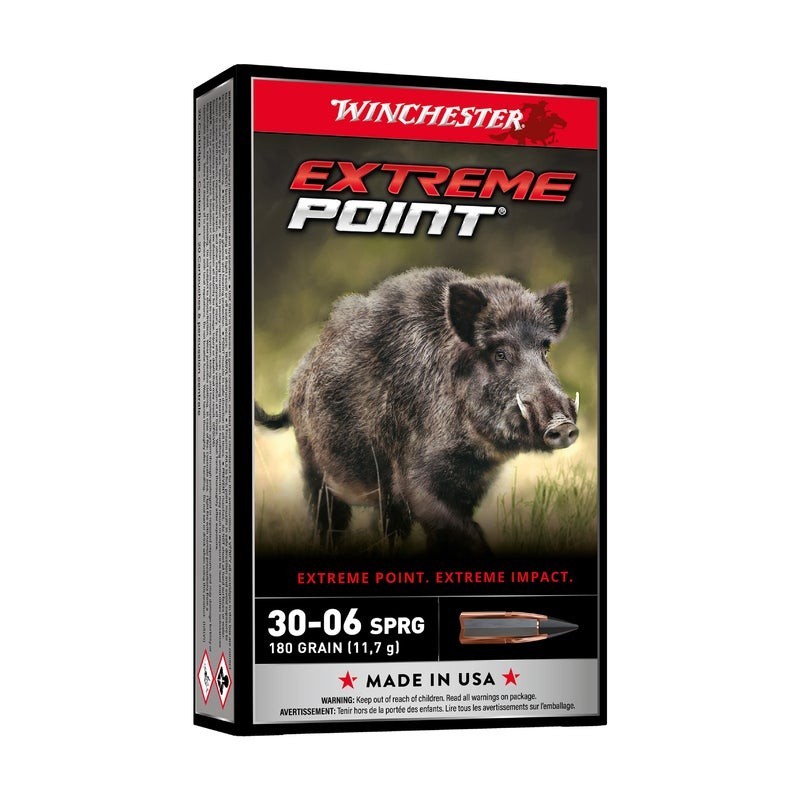 Cartouches WINCHESTER Extreme Point - 30-06 SPRG - 180GR - X20