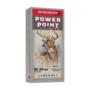 Cartouches WINCHESTER Calibre 30-30 WIN. POWER POINT - Boite de 20 unités