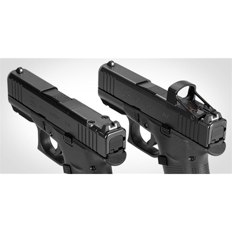 Pistolet GLOCK 48 RAIL MOS FS calibre 9x19 - Mallette ABS, 2 chargeurs