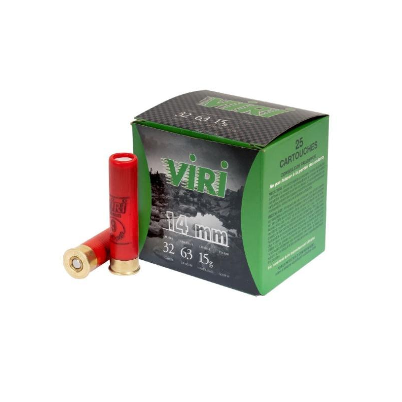 CARTOUCHE VIRI CAL 14MM - 15 GRAMMES - X25
