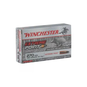 Cartouches Winchester 270 Win Extrême Point 130 gr - Boîte 20