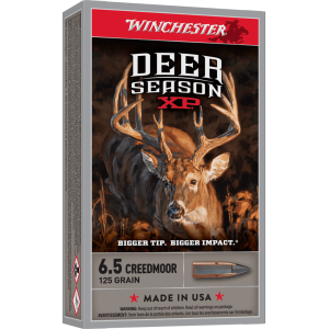 Cartouches Winchester Deer Season XP Extreme Point 6.5 Creedmoor 125 gr