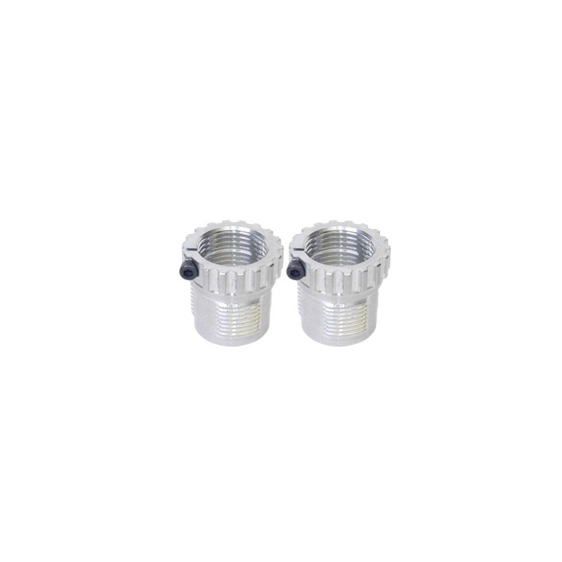 KIT VERROU RAPIDE SPLINE DRIVE BREECH LOCK BUSHING  aluminium- Par 2