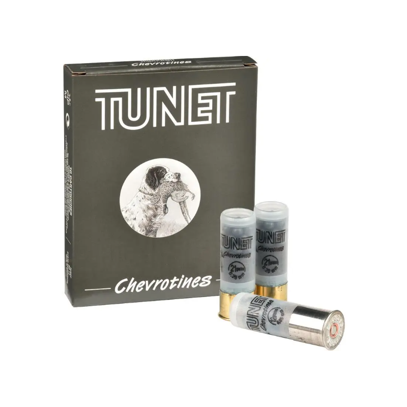 Cartouches TUNET Chevrotines Cal. 12/67 - BG - X10