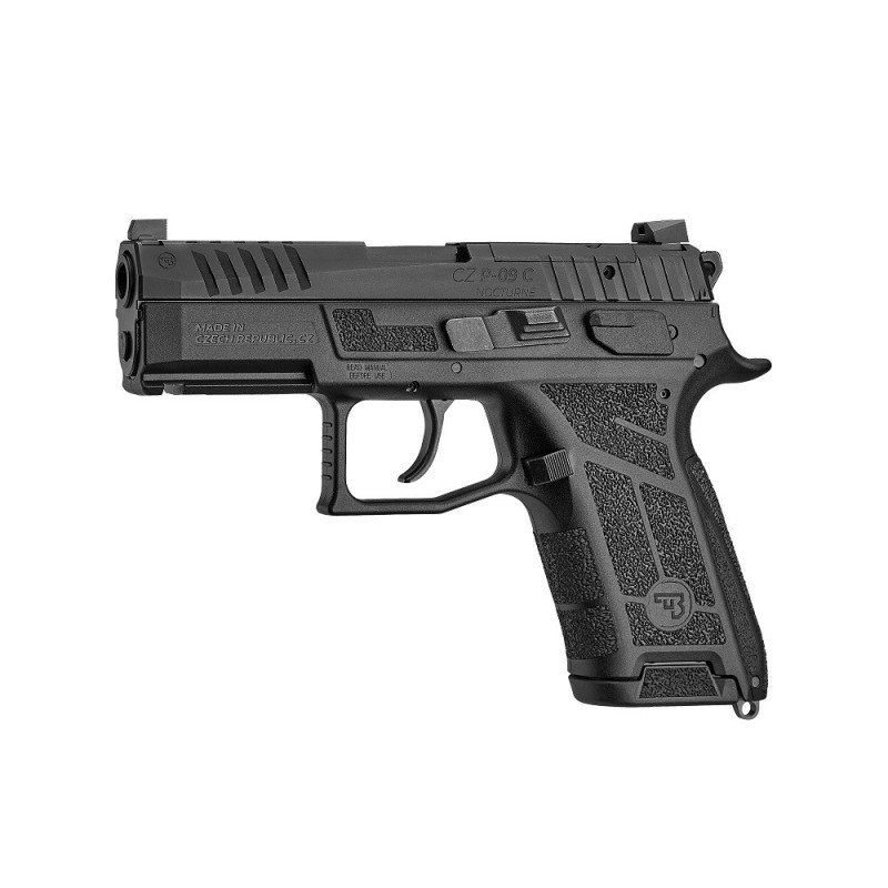 PISTOLET CZ P-09C NOCTURNE - 15 COUPS - CAL.9×19mm PARA